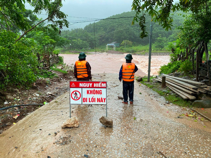 Quảng Bình: 17 thôn, bản bị chia cắt do ảnh hưởng của mưa lớn